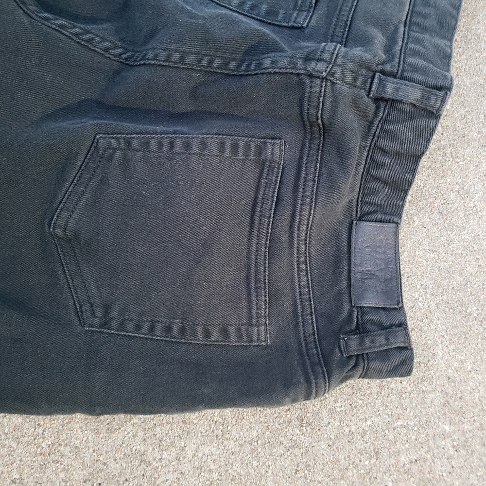 Vtg Chaps black denim jeans sz 8 - Picture 5 of 8
